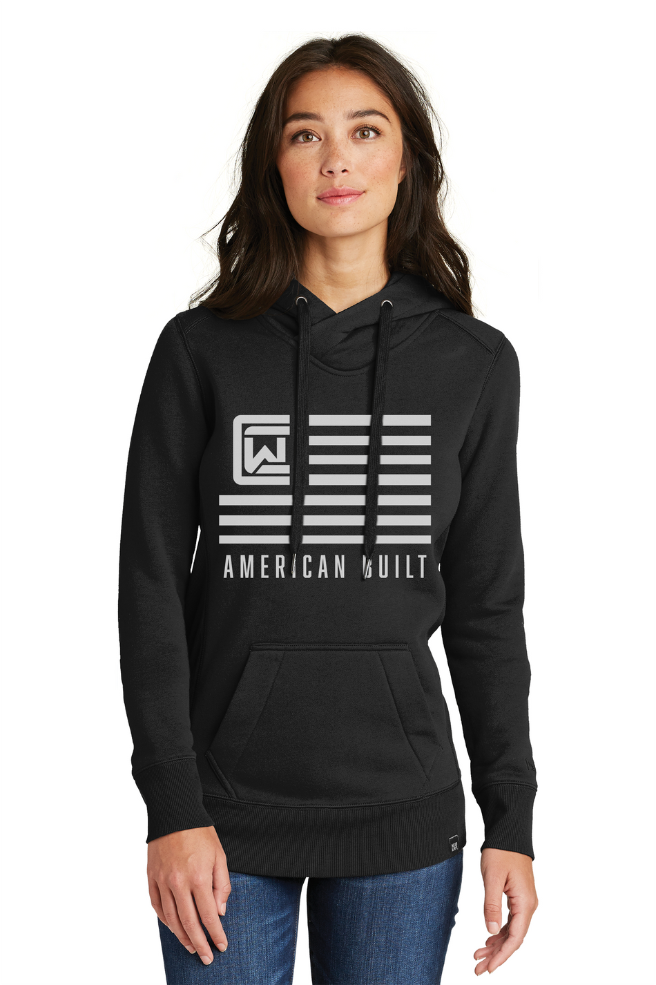 Ladies' Hoodie - Black - American Built