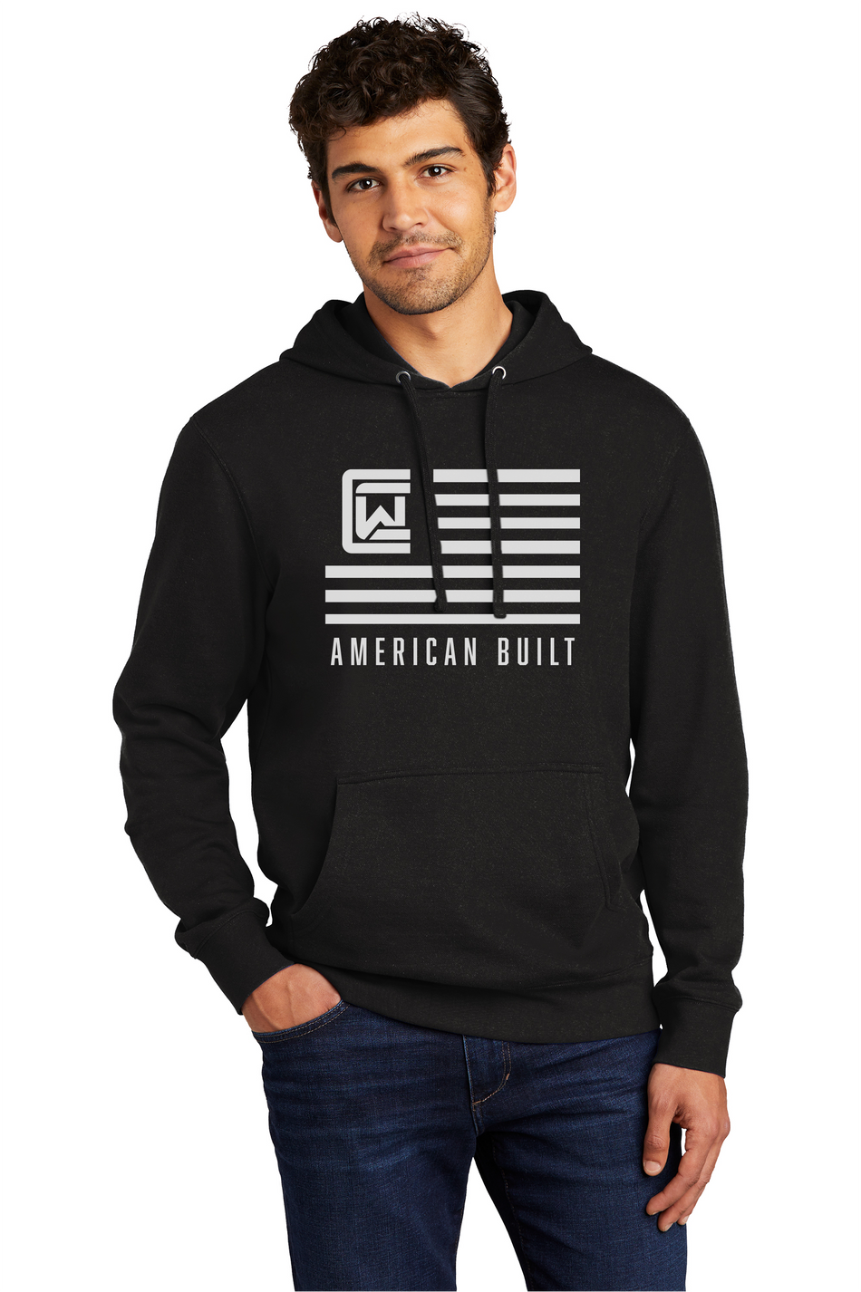 Men's Hoodie - Black - American Built